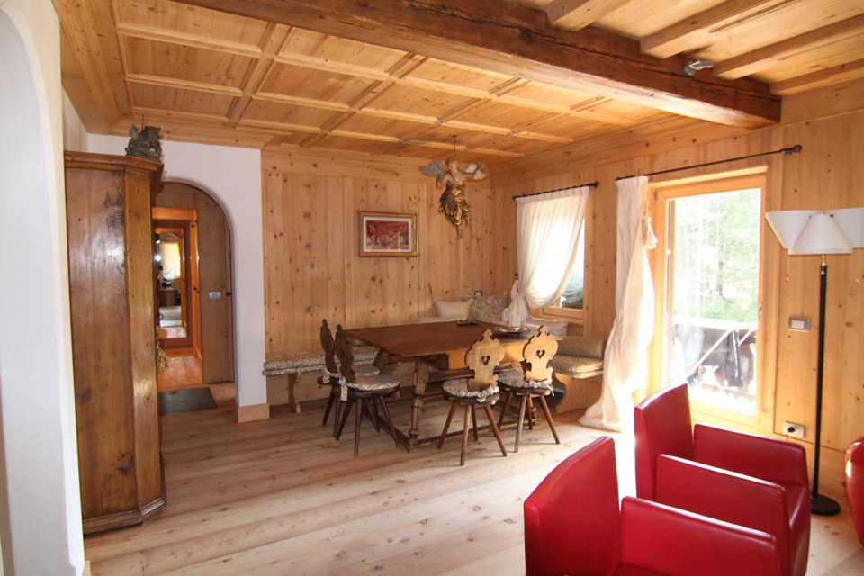 interno Chalet di montagna_falegnameria Bariza