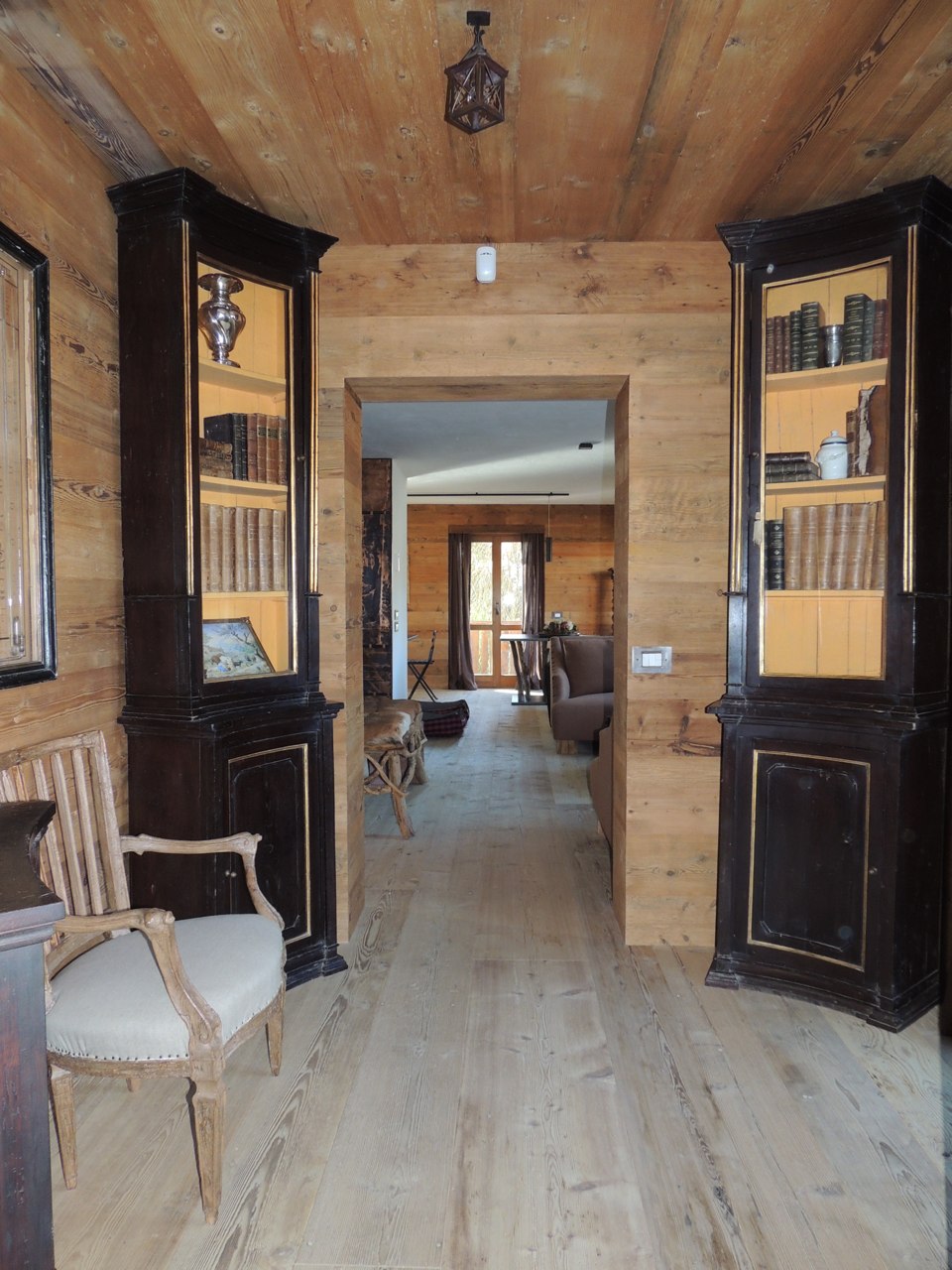 disimpegno di chalet di montagna_falegnameria Bariza