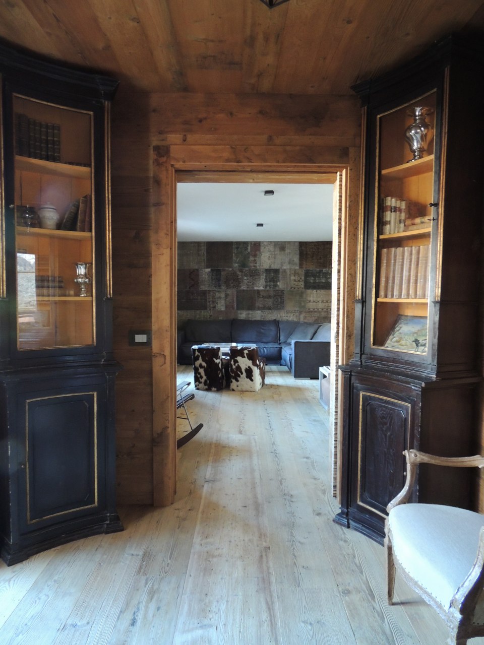 Corridoio casa di montagna_falegnameria Bariza