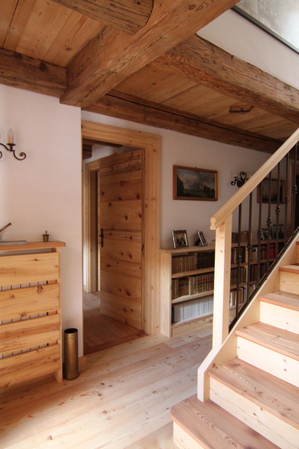 Chalet in legno ingresso_falegnameria Bariza