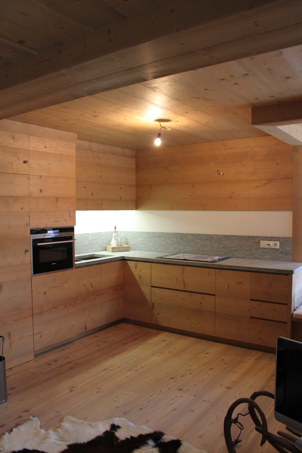 cucina moderna in legno_falegnameria Bariza