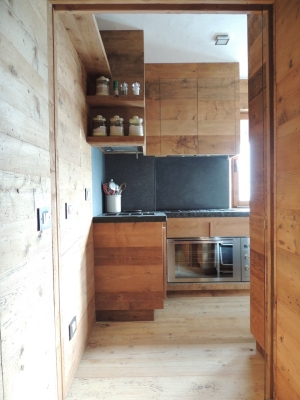 cucina contemporanea in legno_falegnameria Bariza