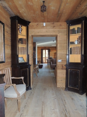 disimpegno di chalet di montagna_falegnameria Bariza